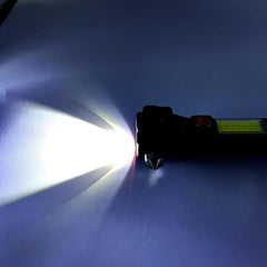 Linterna de Emergencia Táctica LED para Vehículos – Rompe Cristales y Corta Cinturones, Kit de Supervivencia para Coches y Furgonetas