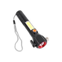 Linterna de Emergencia Táctica LED para Vehículos – Rompe Cristales y Corta Cinturones, Kit de Supervivencia para Coches y Furgonetas