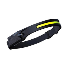 Linterna Frontal Inteligente LED con Sensor de Movimiento – Luz XPE + COB Recargable y Resistente al Agua IPX4