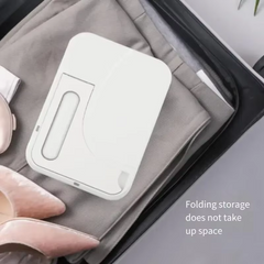 Espejo de Maquillaje LED Compacto y Portátil Recargable con Pantalla Táctil – Iluminación Natural para Tocador y Viajes