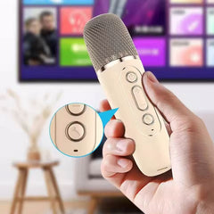 Karaoke Portátil Bluetooth – Micrófono Inalámbrico para Fiestas, Karaoke TV en Casa y Regalos para Niños