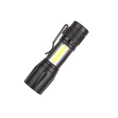 Linterna LED Recargable – Foco Portátil para Trabajo, Camping, Emergencias y Uso Exterior