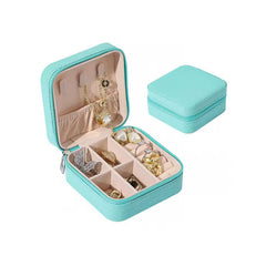 Mini Joyero Portátil de Viaje – Organizador Compacto para Anillos, Pulseras, Pendientes y Collares