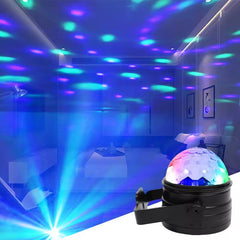 Luces RGB para Fiesta – Bola de Discoteca LED con Control Remoto y Activación por Sonido