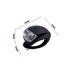 Luces LED Delantera y Trasera para Bicicleta – Faro Resistente al Agua con Batería y Montaje Rápido