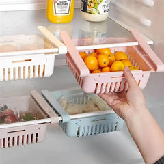 Bandeja Extensible para Nevera – Organización Eficiente para Cajones y Estantes de Almacenamiento