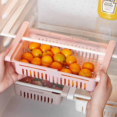 Bandeja Extensible para Nevera – Organización Eficiente para Cajones y Estantes de Almacenamiento