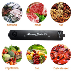 Máquina de Envasado al Vacío – Conservación de Alimentos Frescos por Más Tiempo + 10 Bolsas Gratis