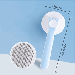 Peine para Mascotas con Extracción de Pelo – Cepillo Desenredante para Perros y Gatos, Antiestático y Ergonómico