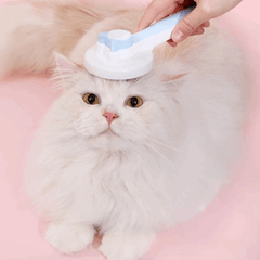 Peine para Mascotas con Extracción de Pelo – Cepillo Desenredante para Perros y Gatos, Antiestático y Ergonómico