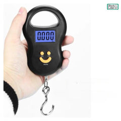 Báscula Electrónica Digital LCD – Precisión de 10g a 50Kg, Retroiluminada para Cocina, Pesca, Equipaje y Viajes