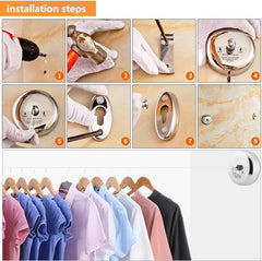 Tendedero Retráctil Portátil de Acero Inoxidable – Ideal para Interior y Exterior
