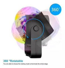 Luces RGB para Fiesta – Bola de Discoteca LED con Control Remoto y Activación por Sonido
